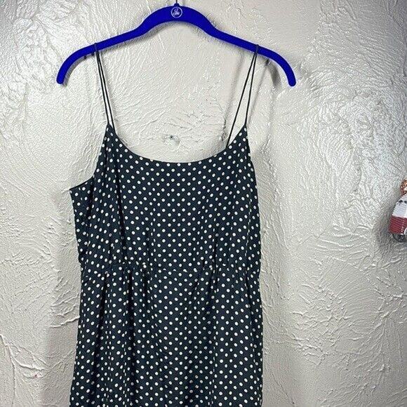 J Crew Blouson Dress Polka Dot Spaghetti Strap Sheath Party Cocktail Sz S Approx - Picture 3 of 6